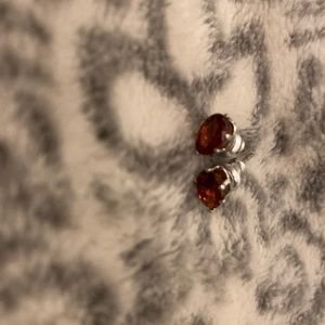 i’m selling earrings and they’re burgundy/red